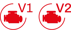 Wersje silników V1 oraz V2